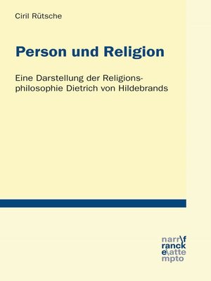 cover image of Person und Religion